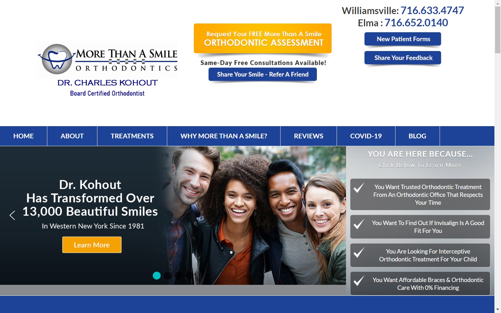 morethanasmileortho.com screenshot