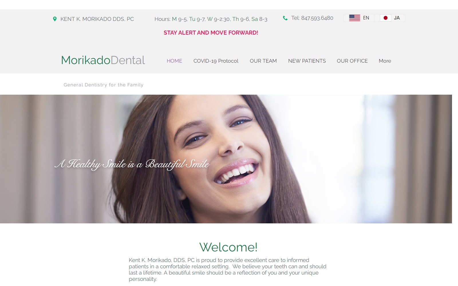 morikadodental.com screenshot