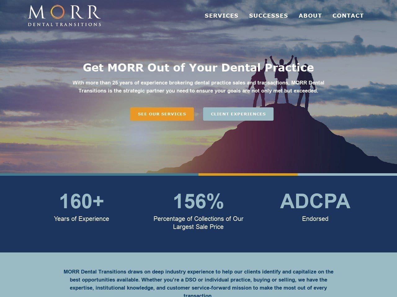 Morr Dental Solutions Llc Website Screenshot from morrds.com