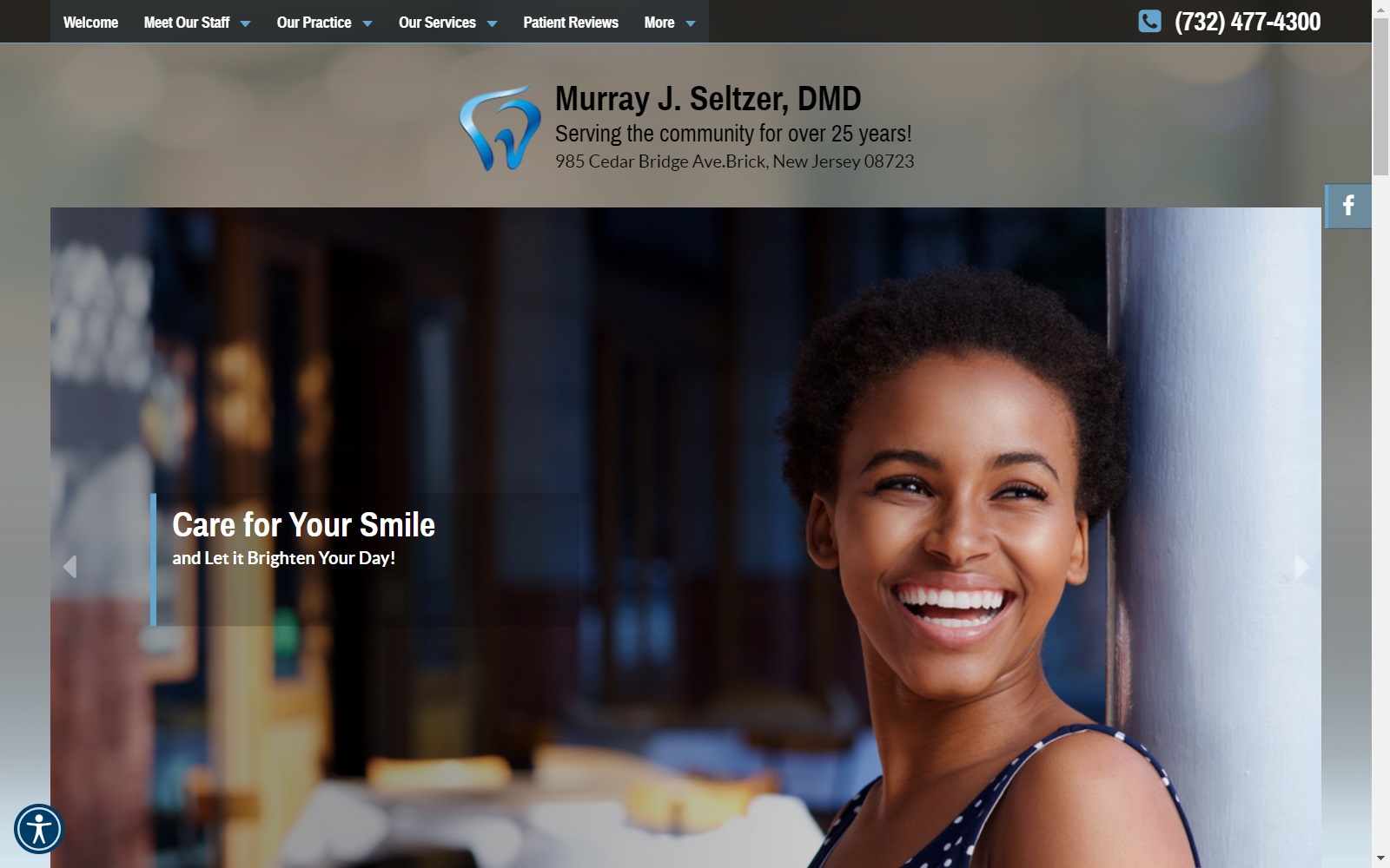 mseltzerdental.com screenshot