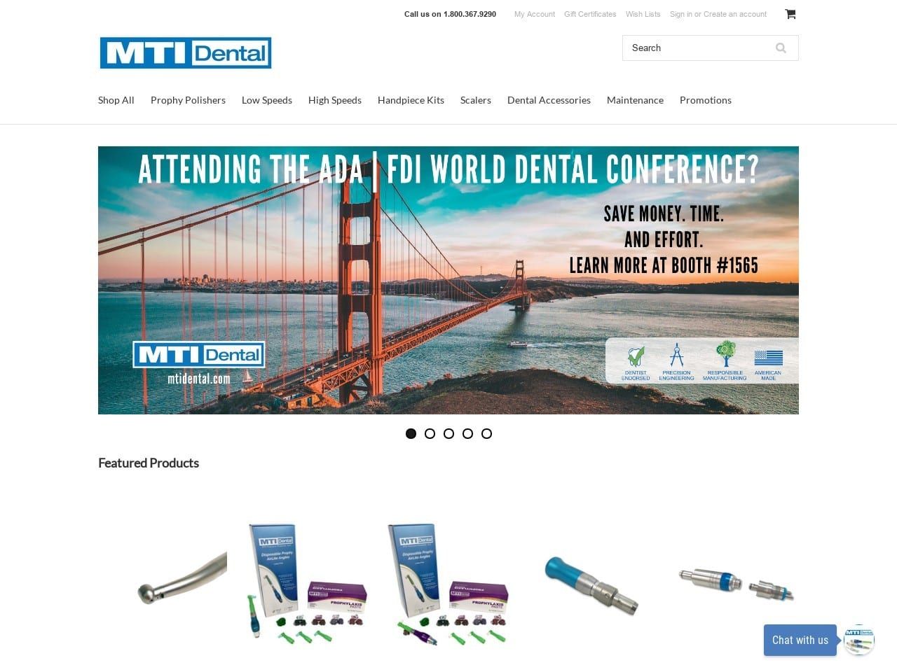 Mti Dental Website Screenshot from mtidental.com