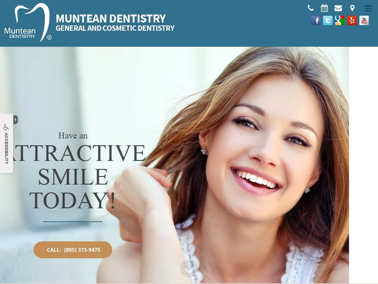 Muntean Sorin N DDS Website Screenshot from munteandentistry.com