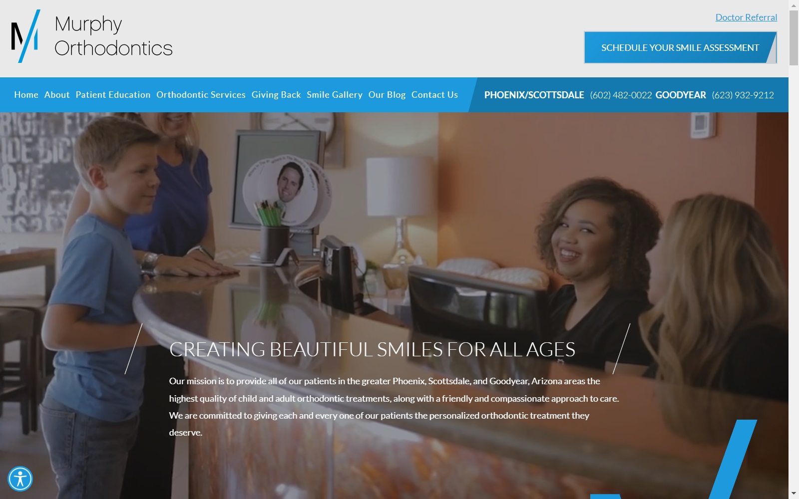 murphyorthodontics.com screenshot