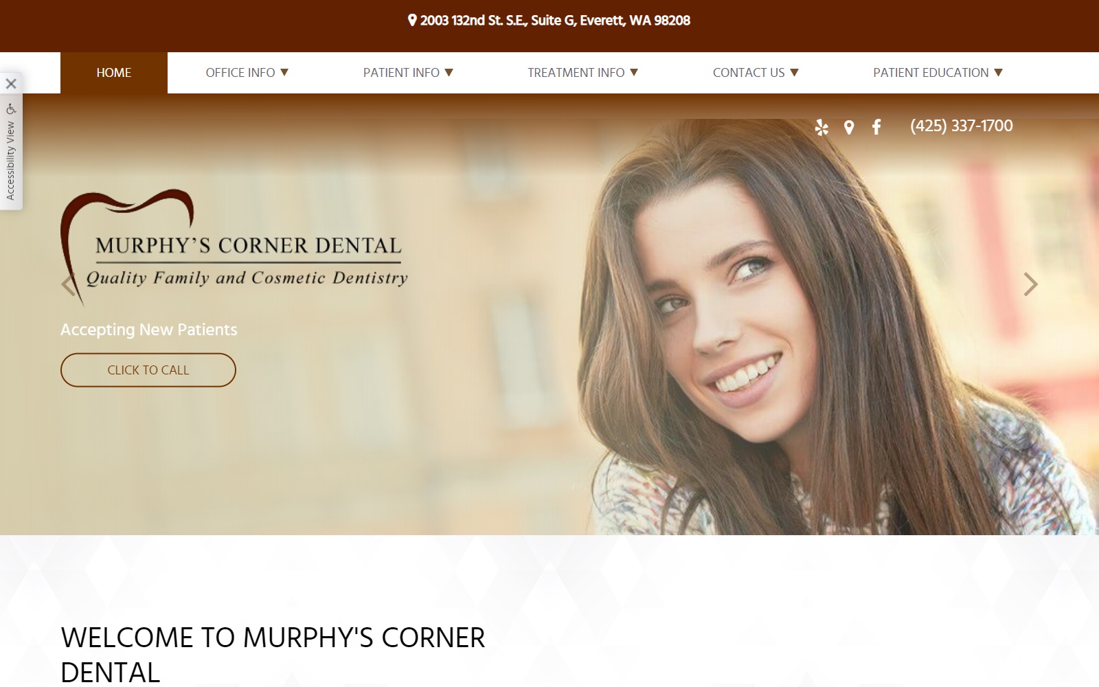 murphyscornerdental.com screenshot