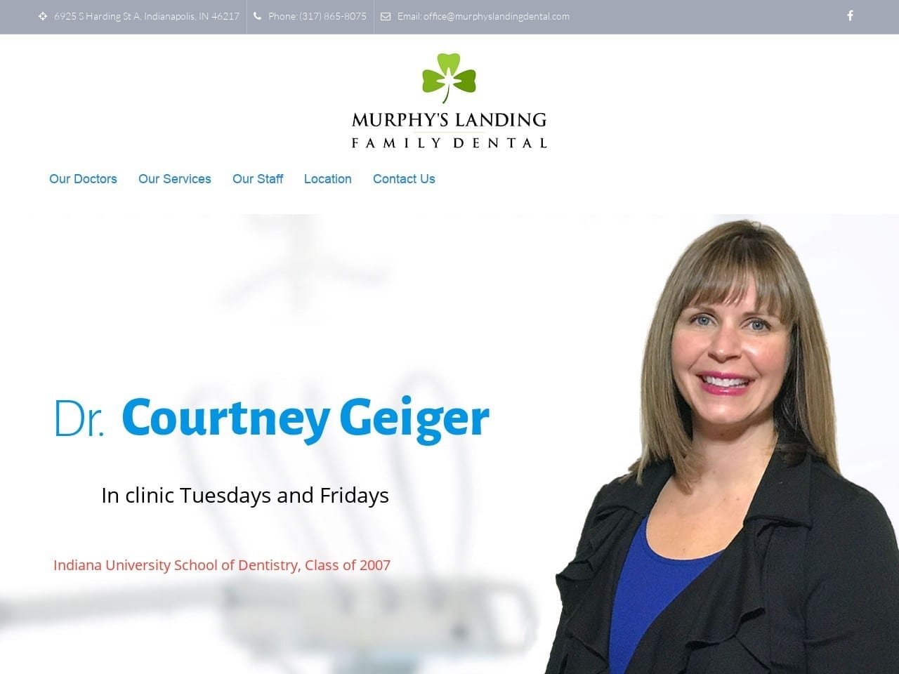 Murphy Dentist Website Screenshot from murphyslandingfamilydental.com