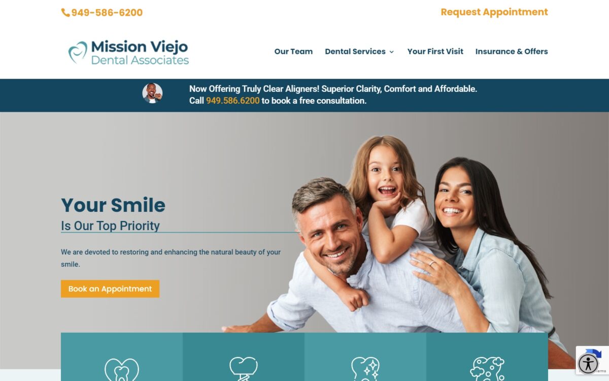 mvdentalassociates.com screenshot