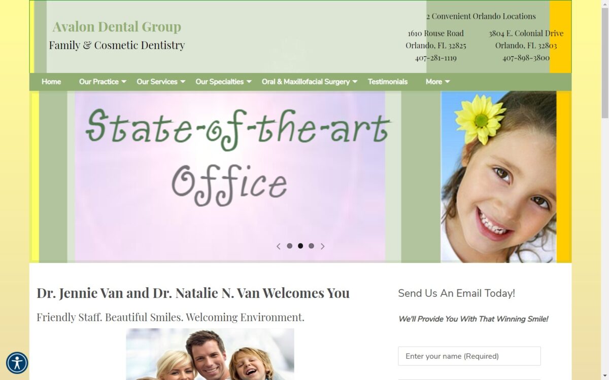 myavalondental.com screenshot