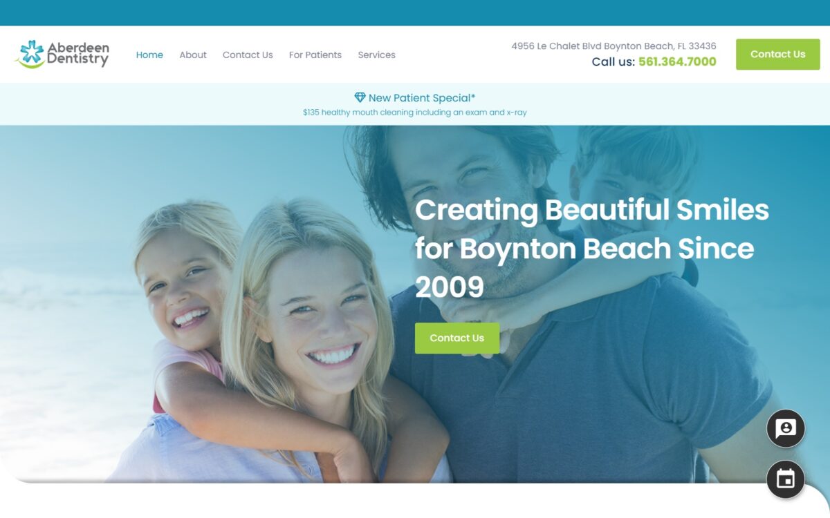 myboyntondentist.com screenshot