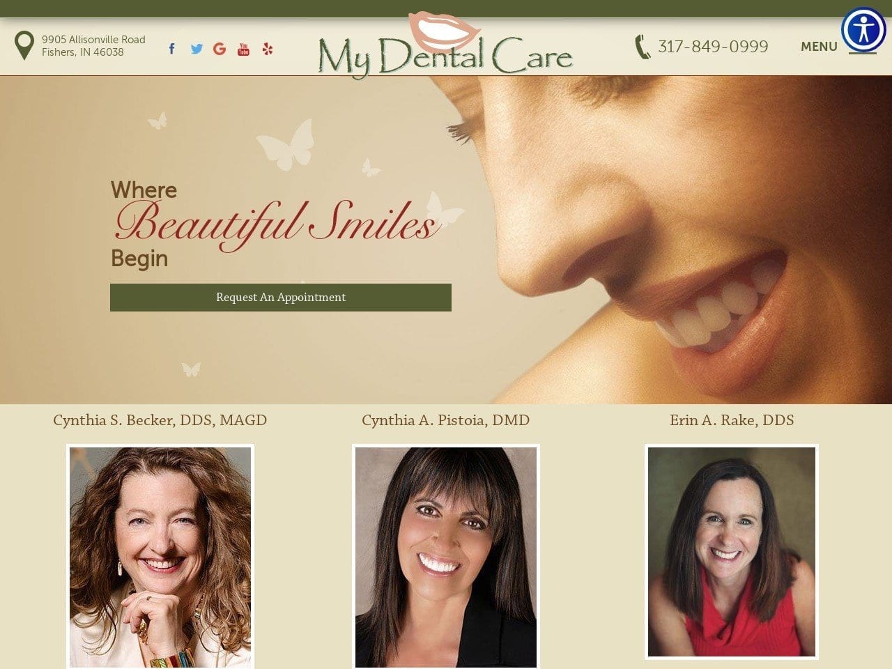 My Dental Care Website Screenshot from mydentalcare.com