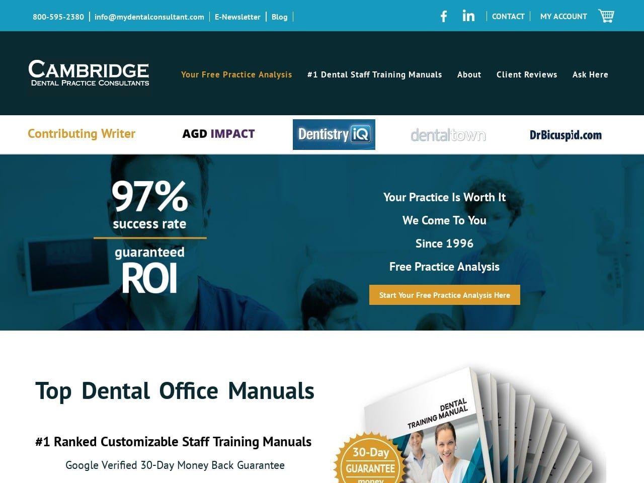 My Dental Consultant Website Screenshot from mydentalconsultant.com