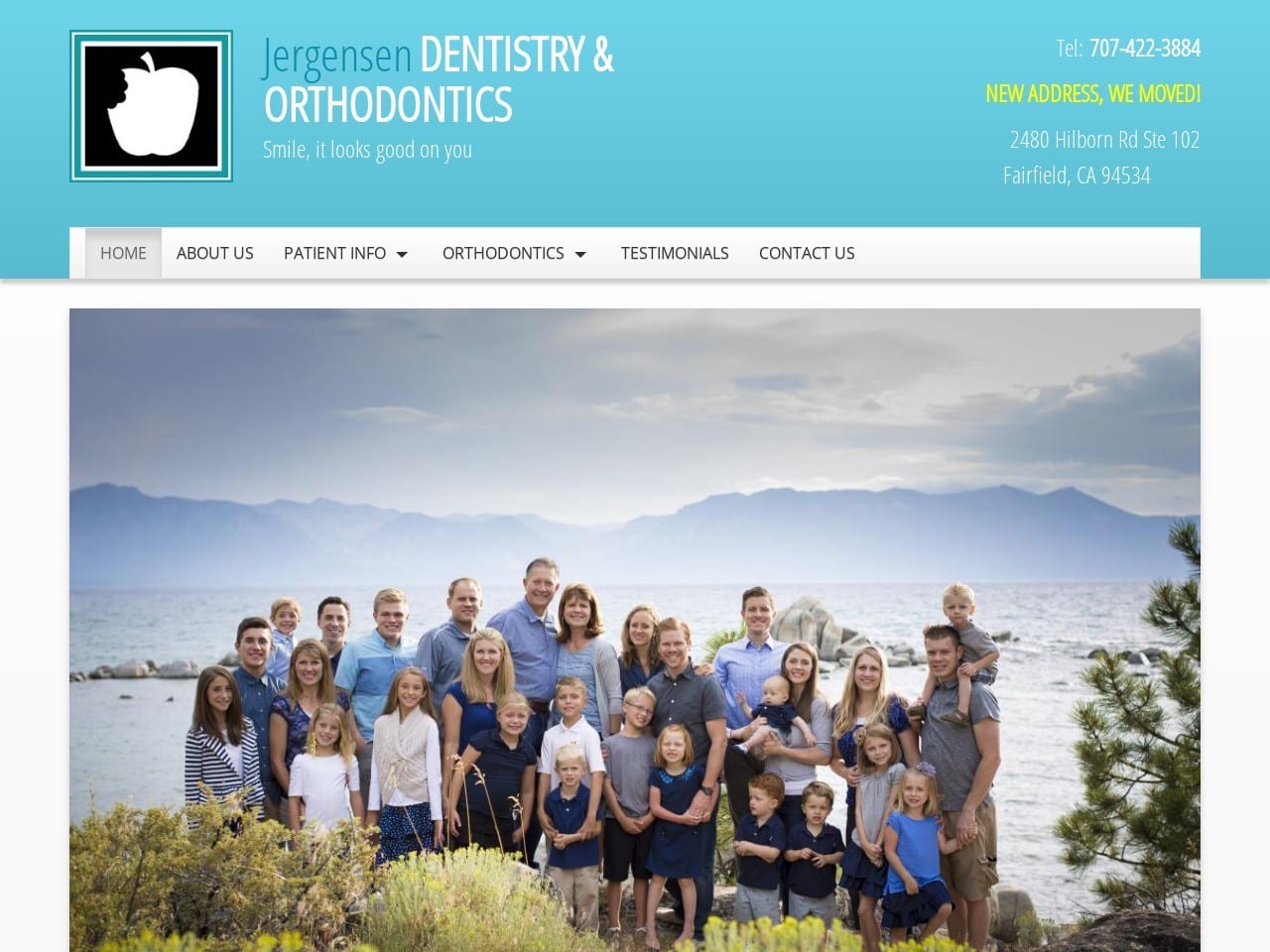 Richard F Jergensen DDS Justin Jergensen DDS MS Website Screenshot from myfairfielddentist.com