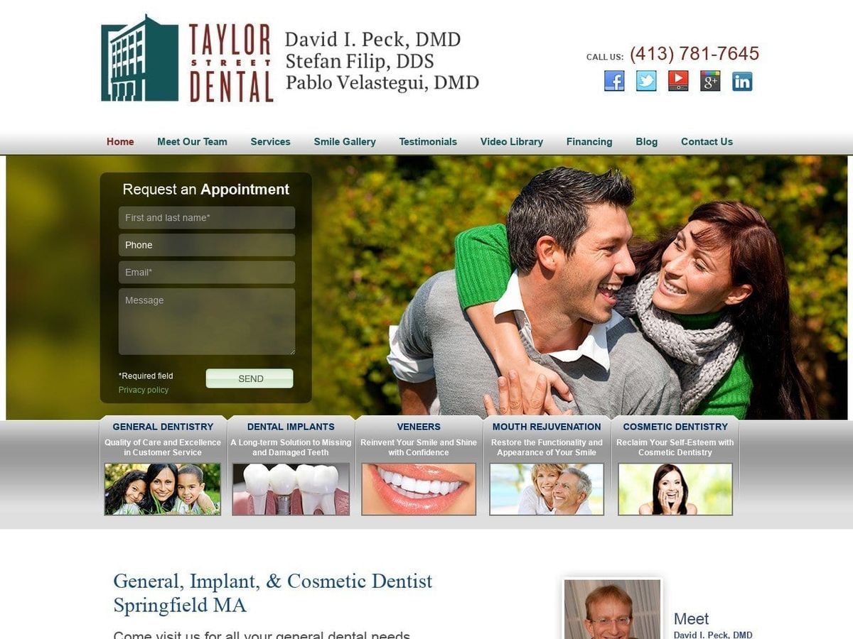 My Great Smile Website Screenshot from mygreatsmile.com