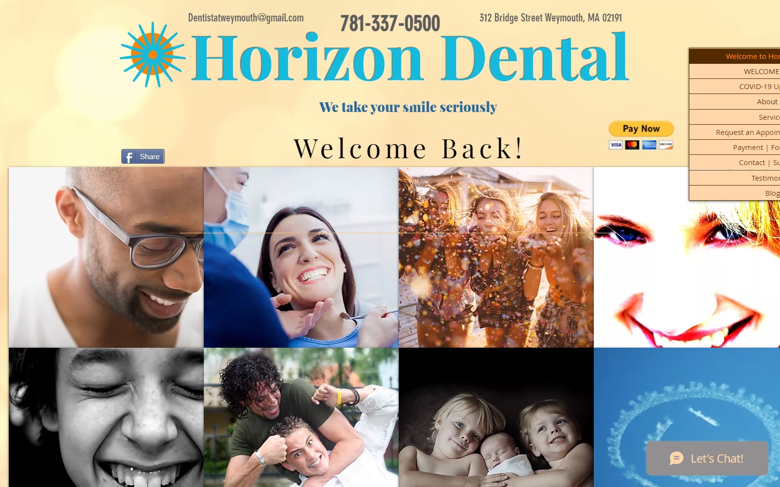 myhorizondental.com screenshot