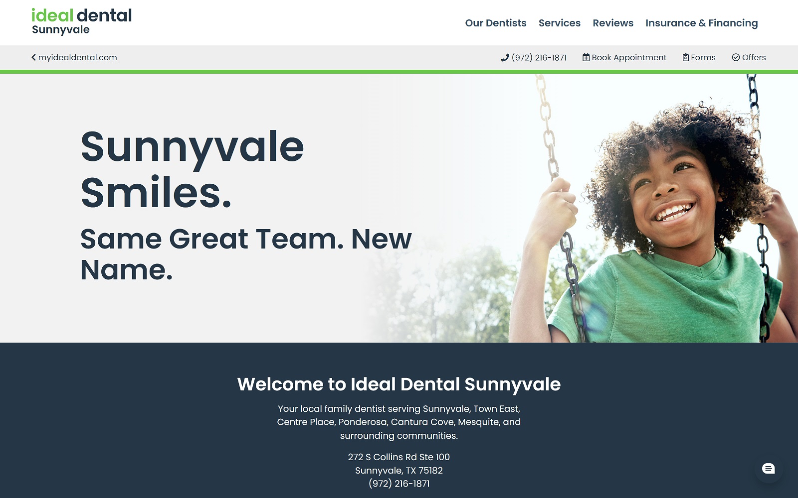 myidealdental.com_sunnyvale screenshot