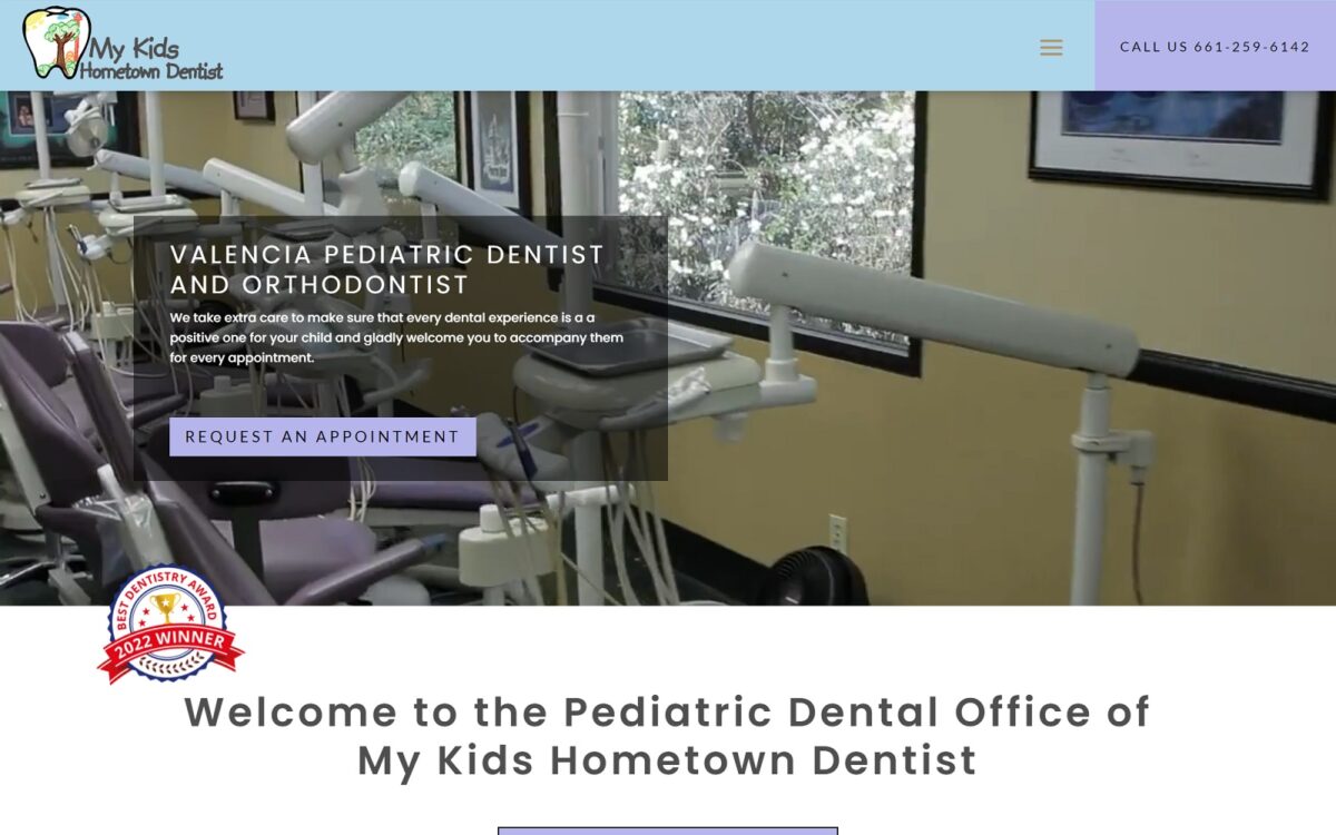 mykidshometowndentist.com screenshot