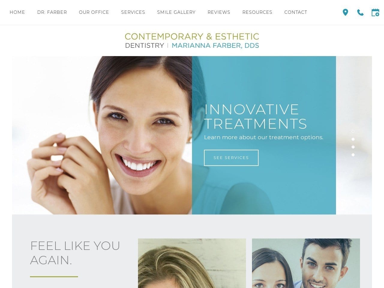 My Midtown Dentist Website Screenshot from mymidtowndentist.com