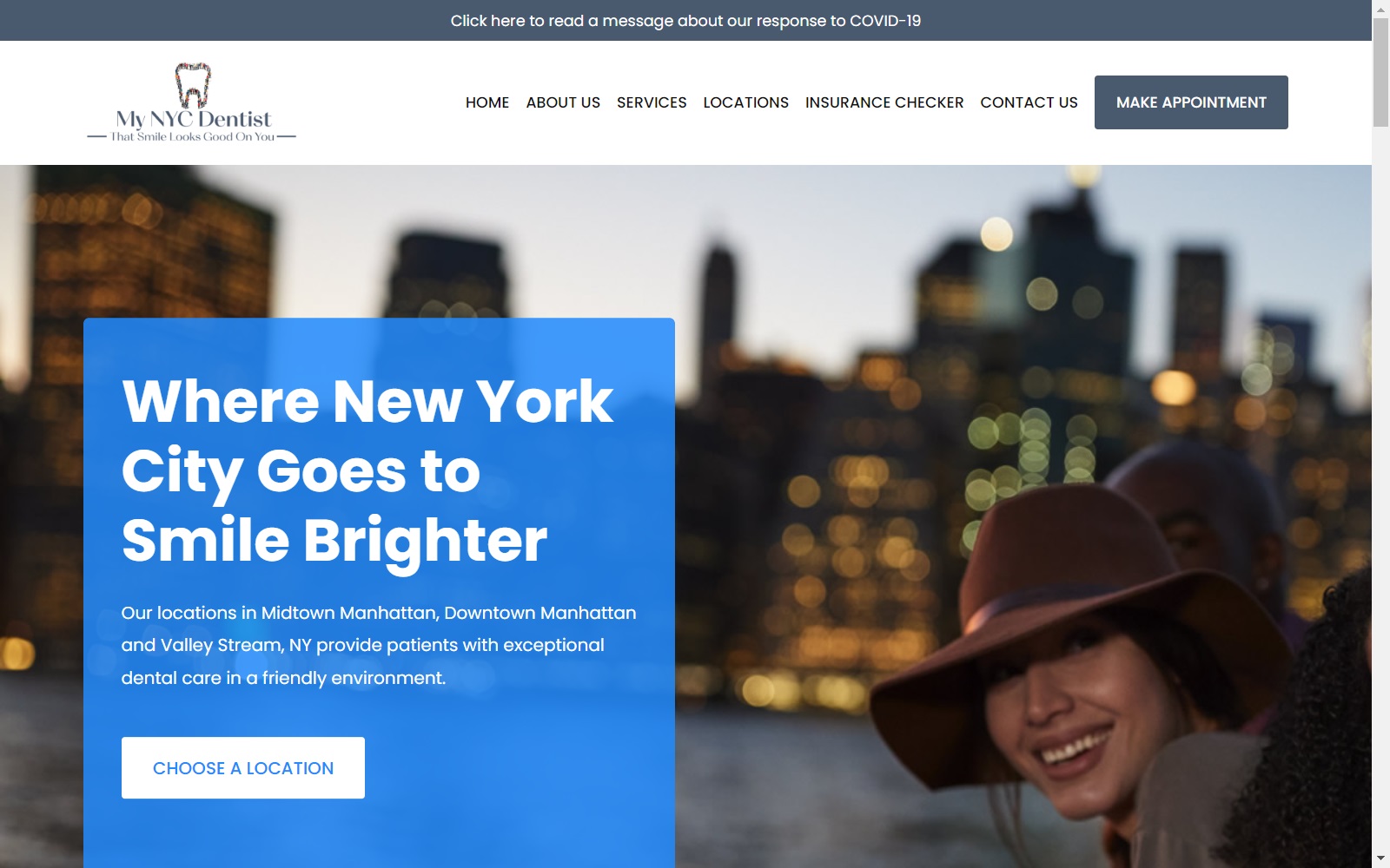 mynyc-dentist.com screenshot