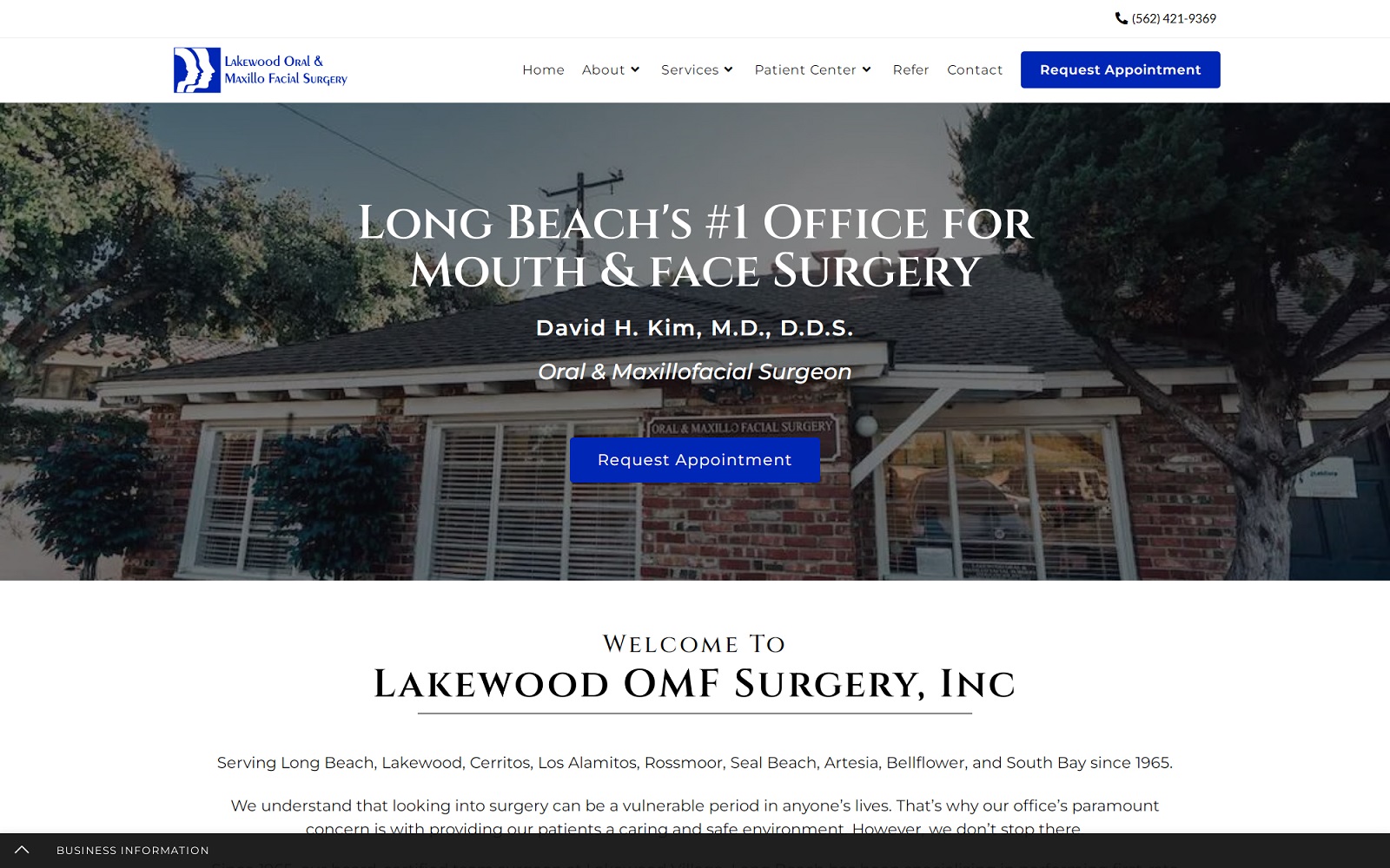 myoralfacialsurgeon.com screenshot