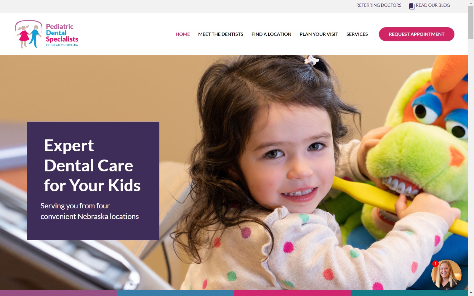 mypediatricdentalspecialists.com screenshot