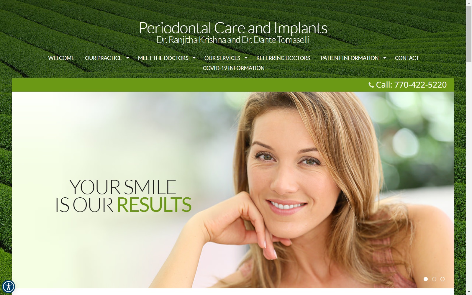 myperiodontalhealth.com screenshot