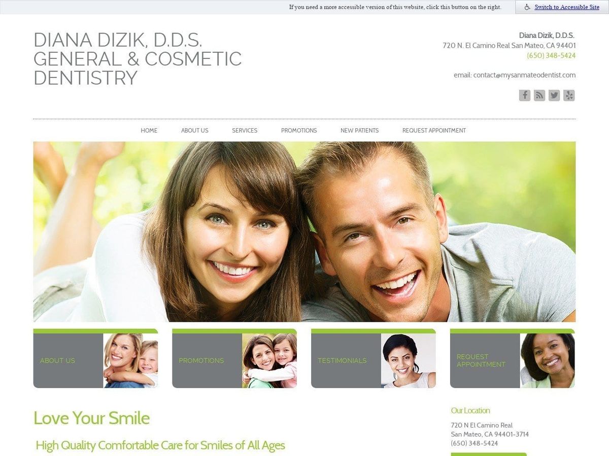 Charles W Pascal Inc Pascal Charles W DDS Website Screenshot from mysanmateodentist.com