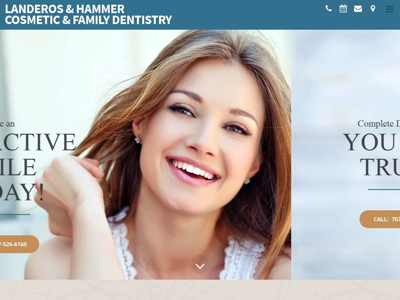 My Santarosa Dentist Website Screenshot from mysantarosadentist.com