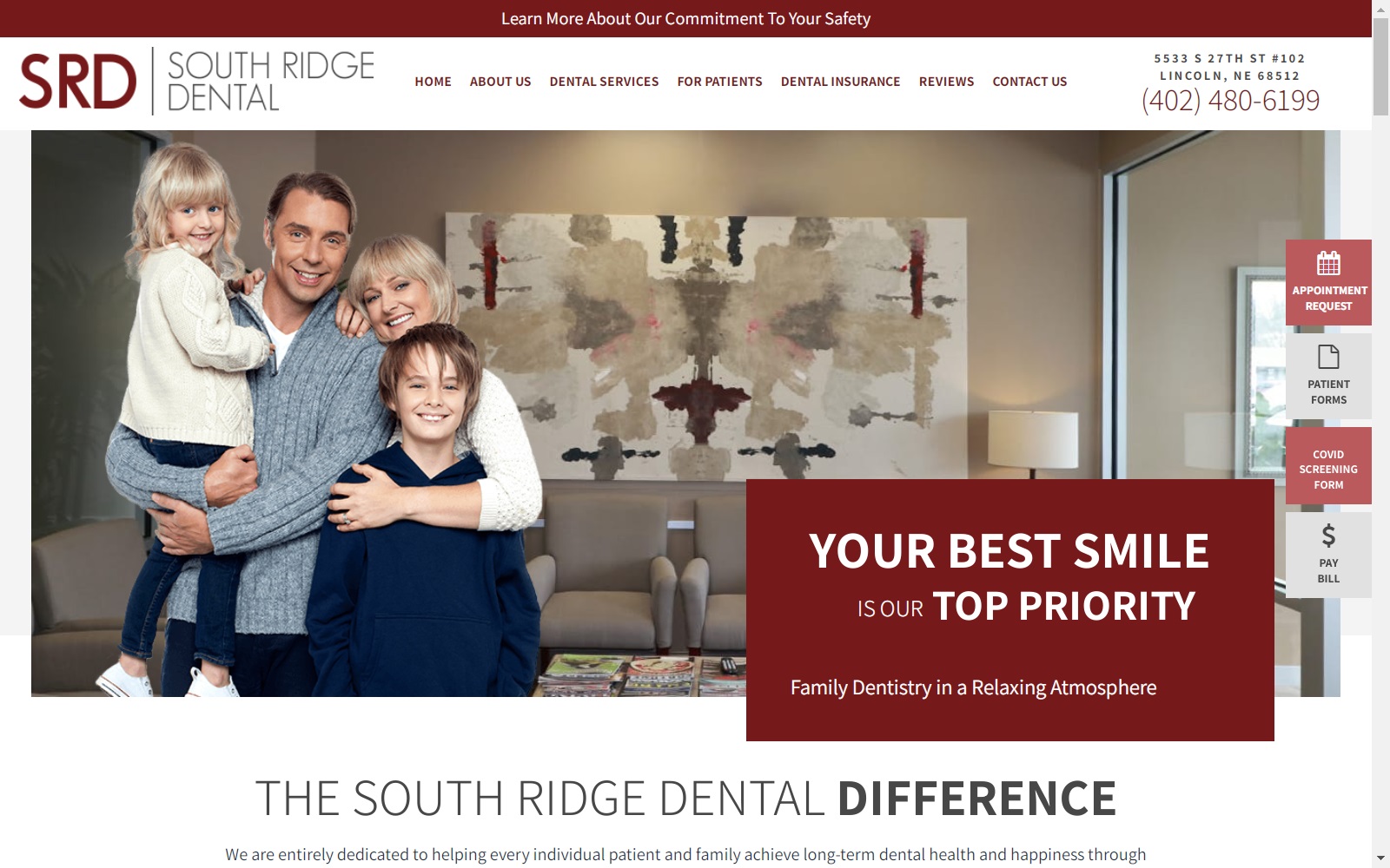 mysouthridgedental.com screenshot