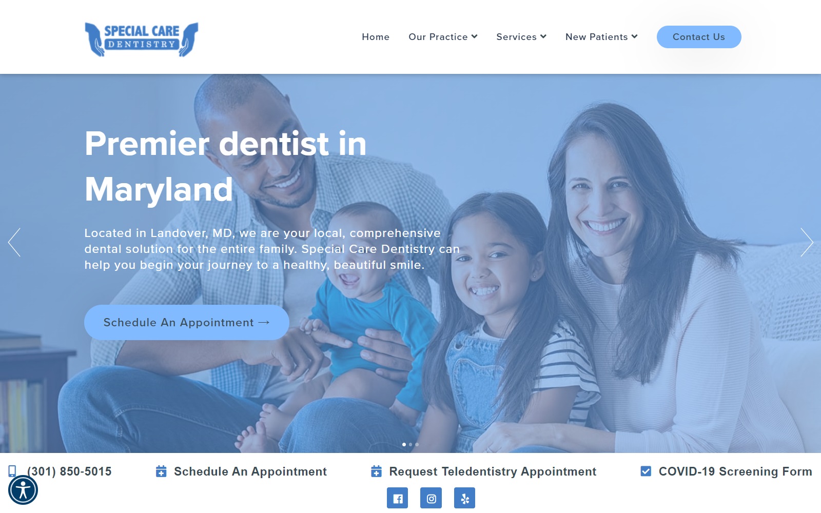 myspecialdentist.com screenshot