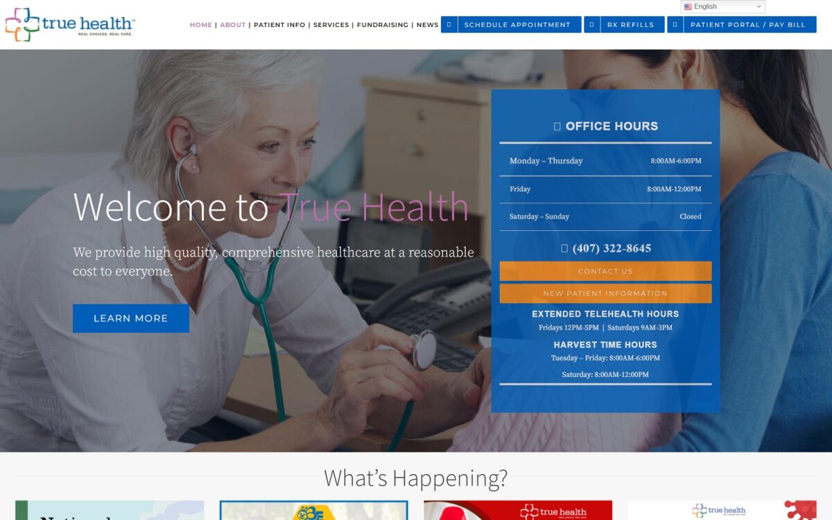 mytruehealth.org screenshot