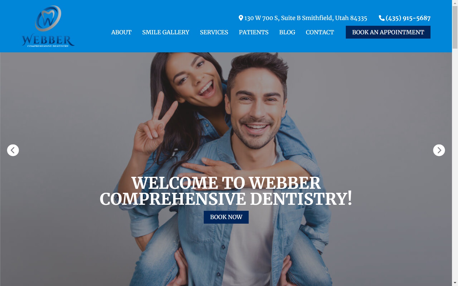 mywebberdental.com screenshot