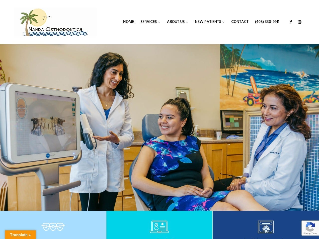 Dr. Ruchi Nanda DDS MS PC Website Screenshot from nandaorthodontics.com