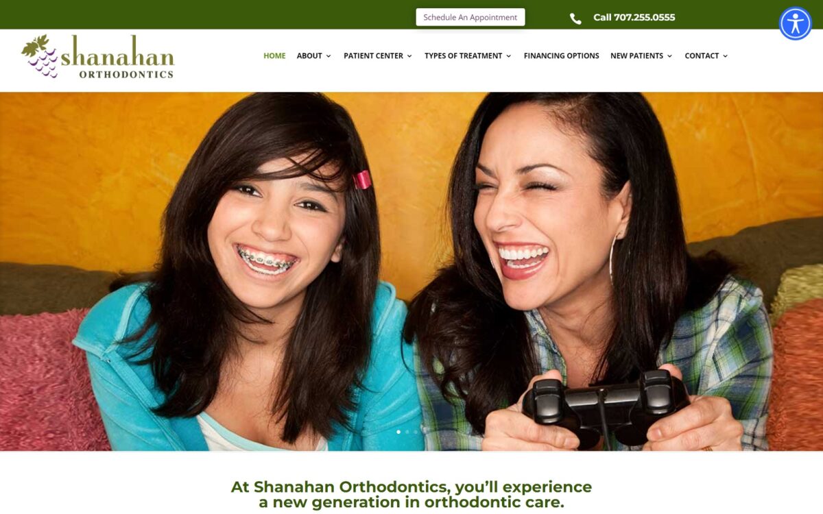 napaorthodontics.com screenshot