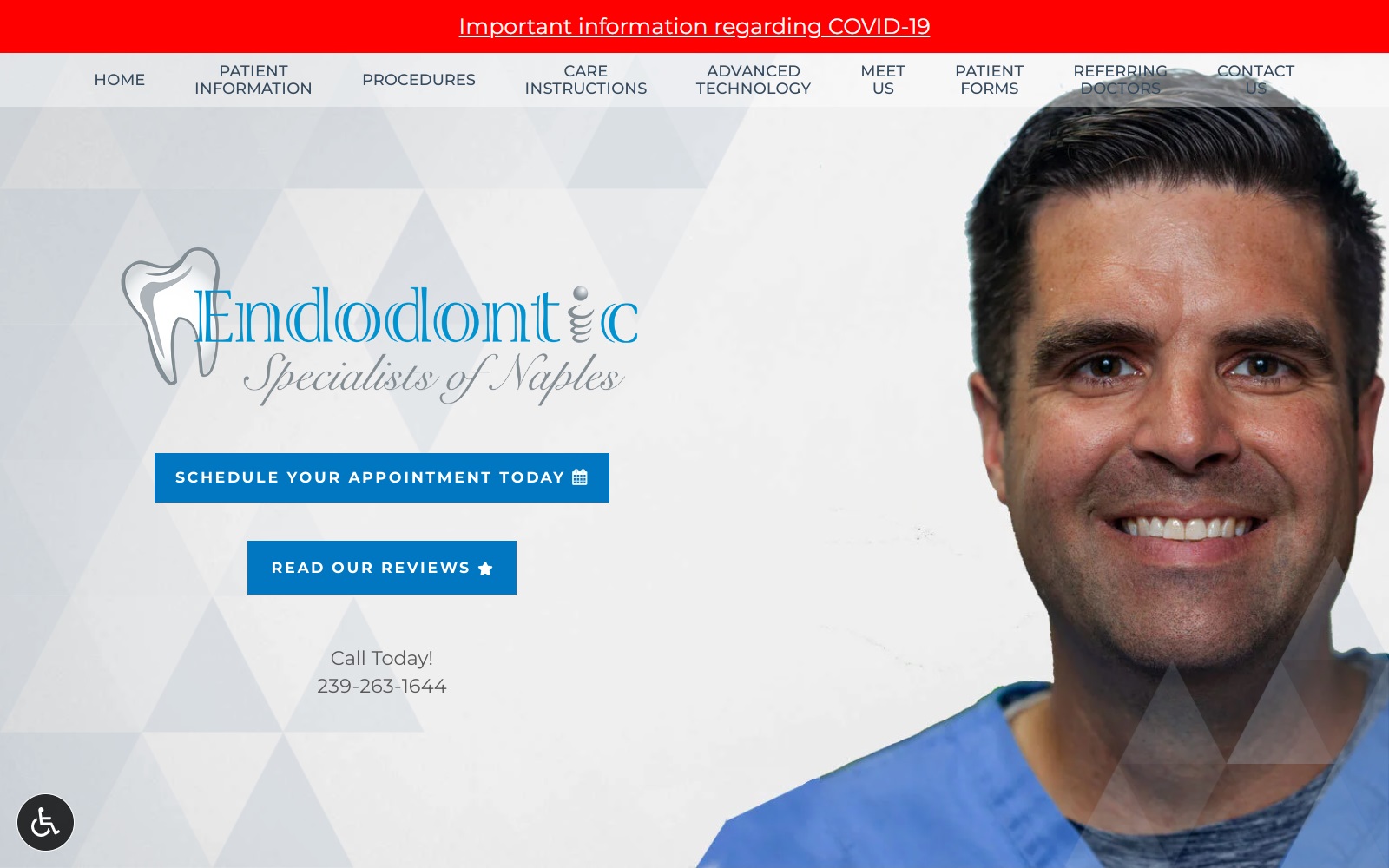 naplesendodontist.com screenshot