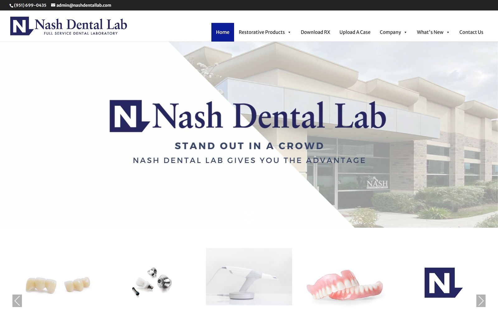 nashdentallab.com screenshot