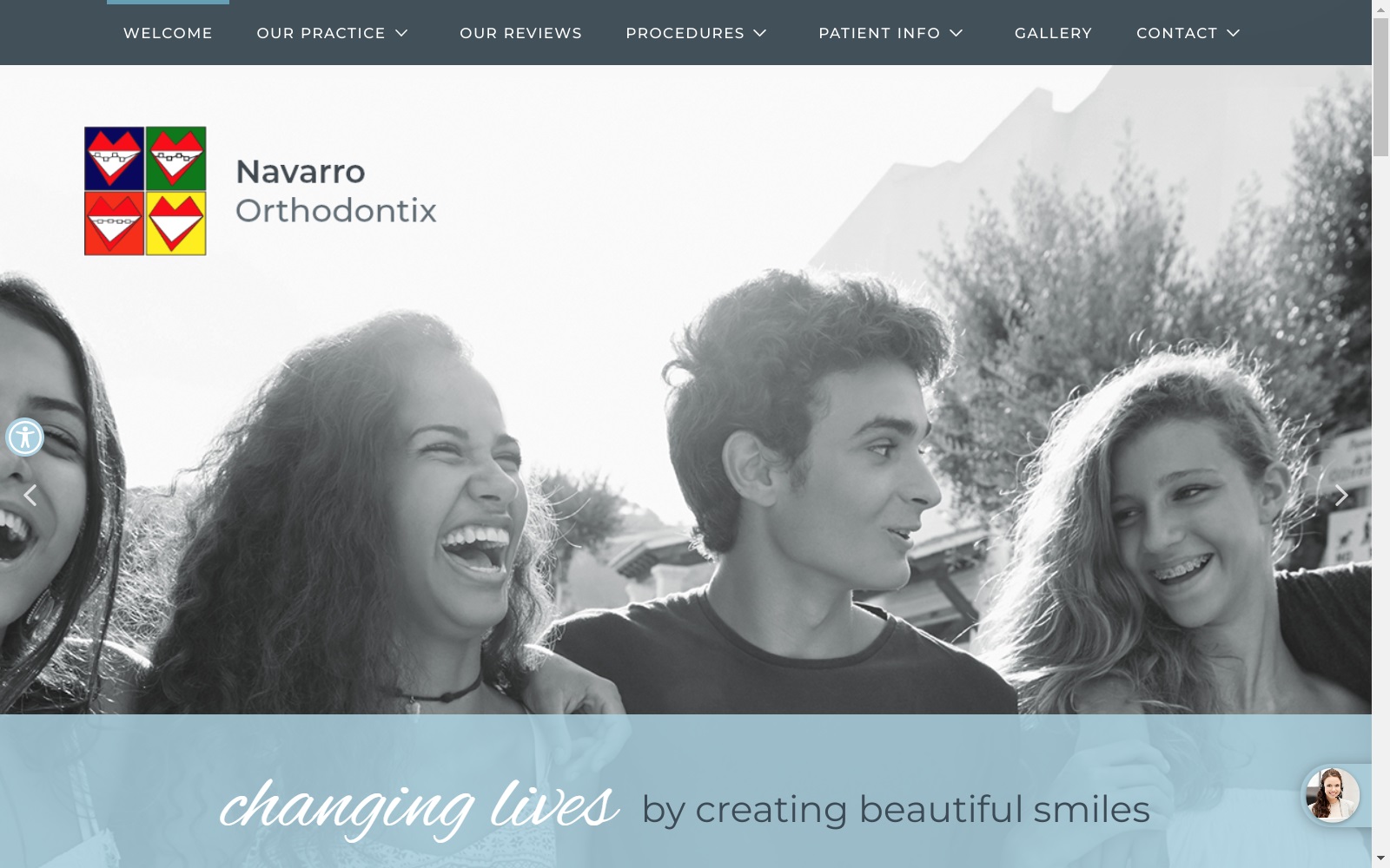 navarroorthodontix.com screenshot