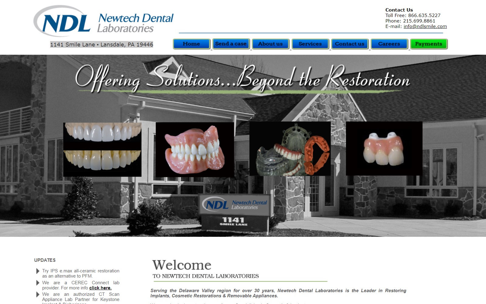 ndlsmile.com screenshot