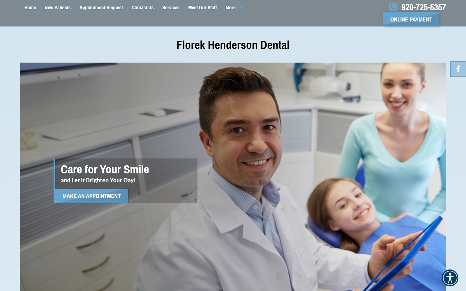 neenahdental.com screenshot