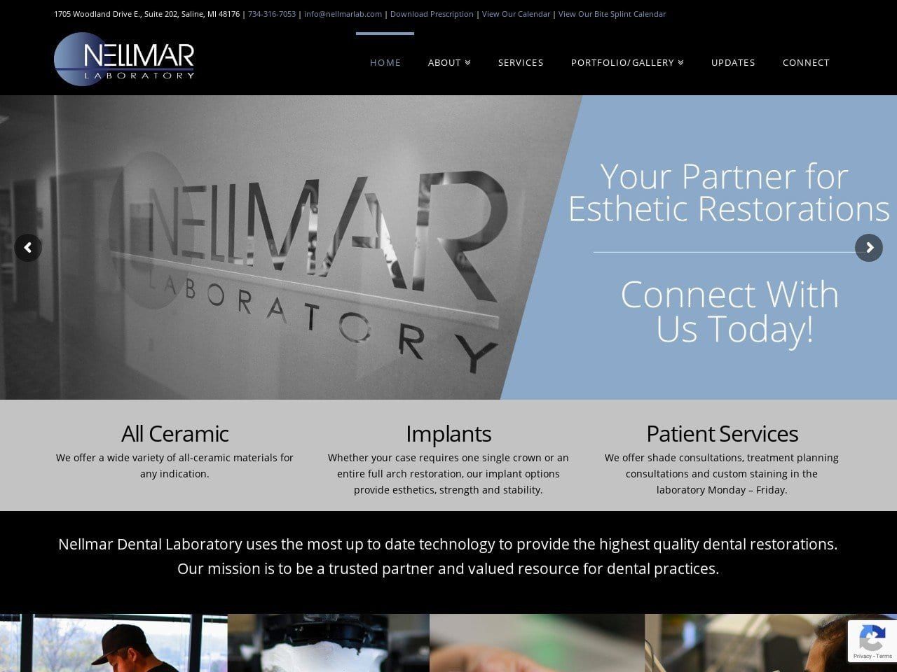 Nellmar Laboratory Website Screenshot from nellmarlab.com