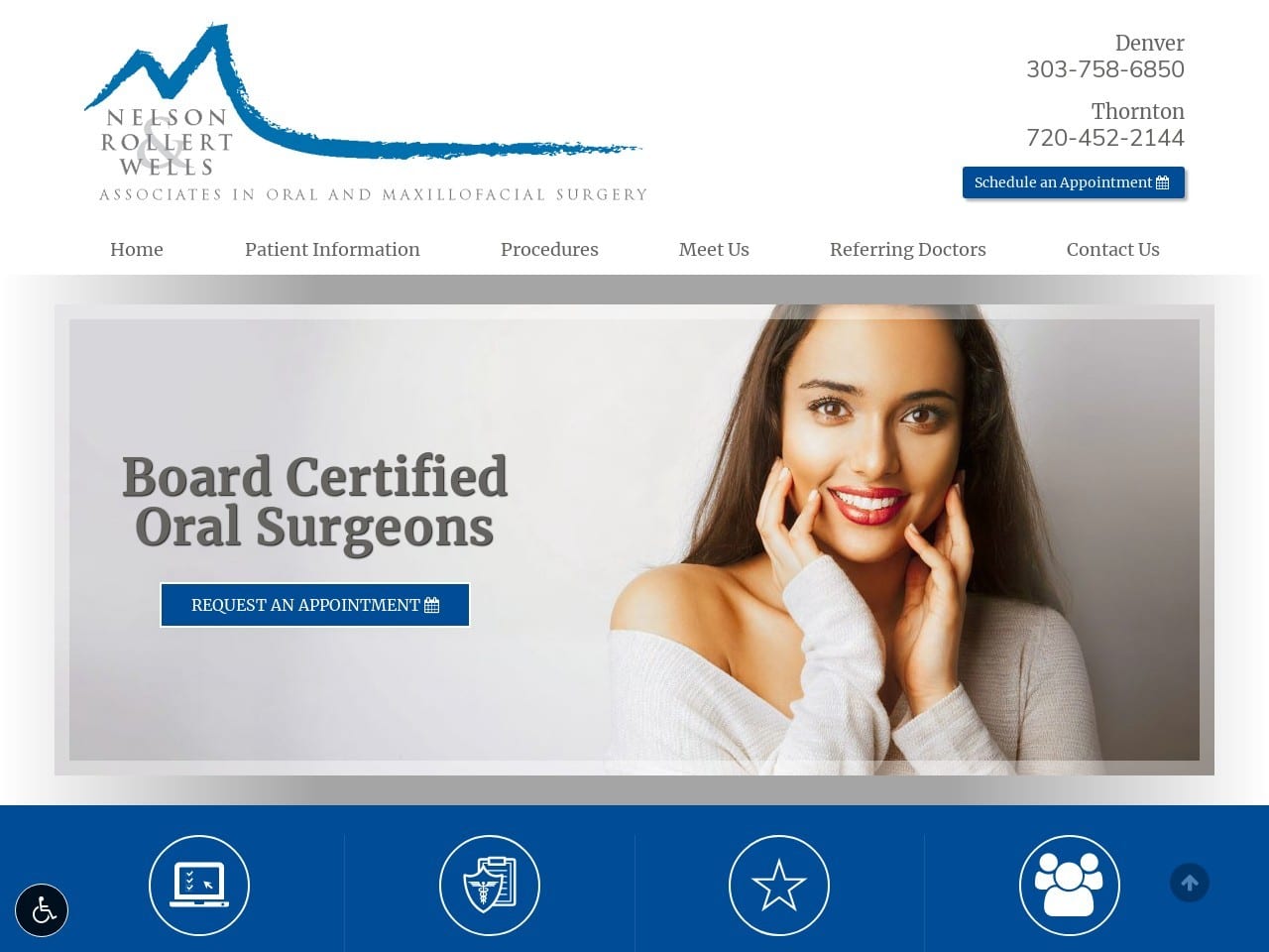 Michael K. Rollert DDS Website Screenshot from nelson-rollert.com