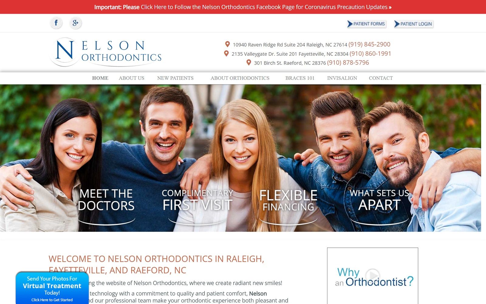 nelsonorthodontics.com screenshot
