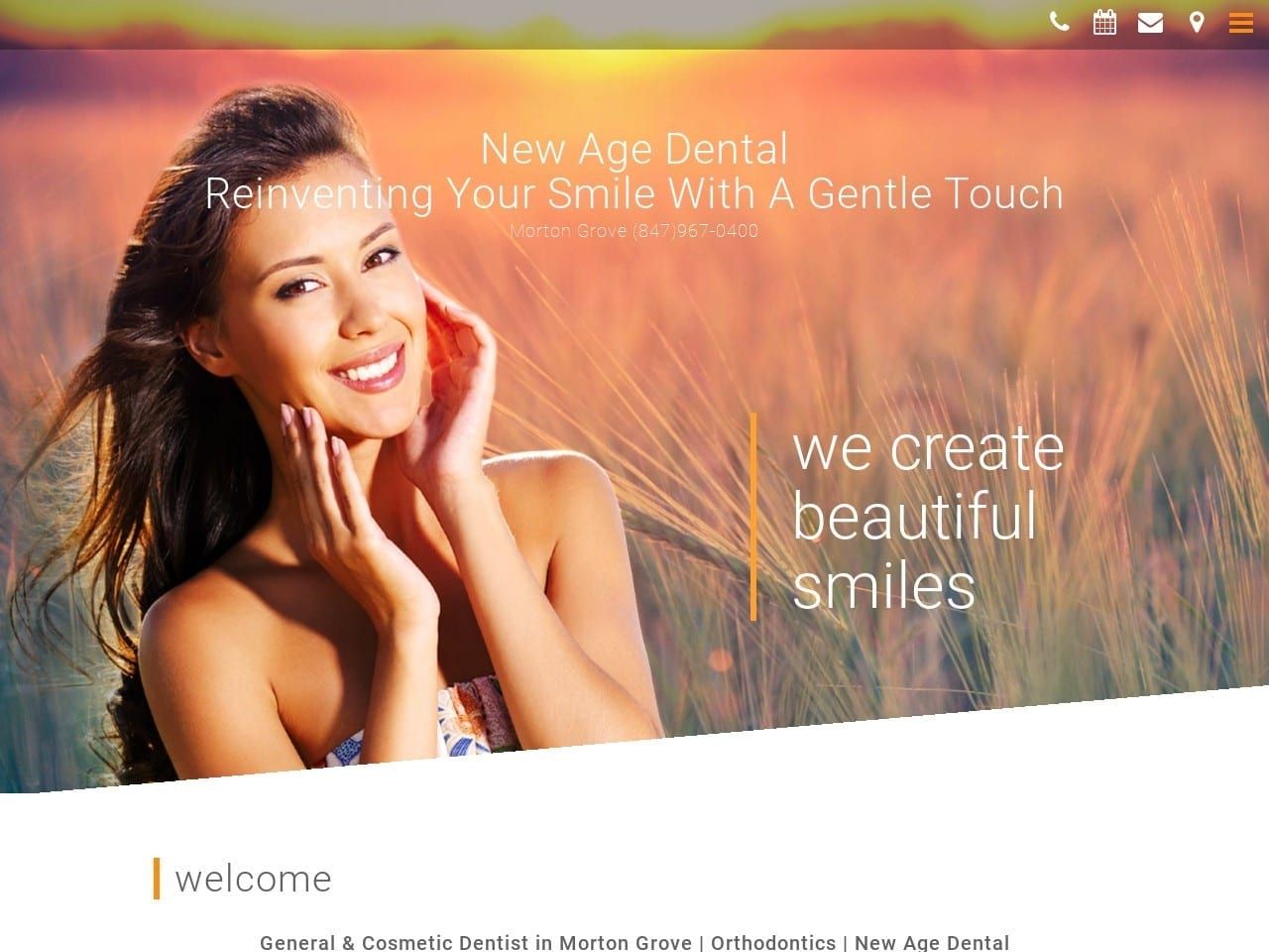 New Age Dental LLC Website Screenshot from newagedds.com