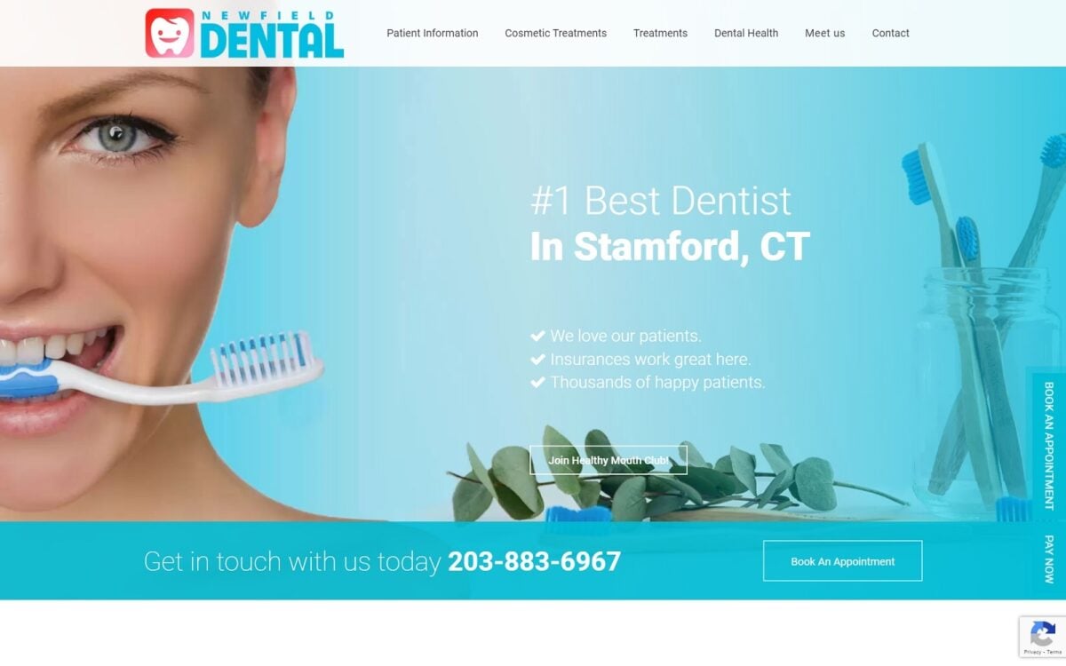 newfielddental.com screenshot