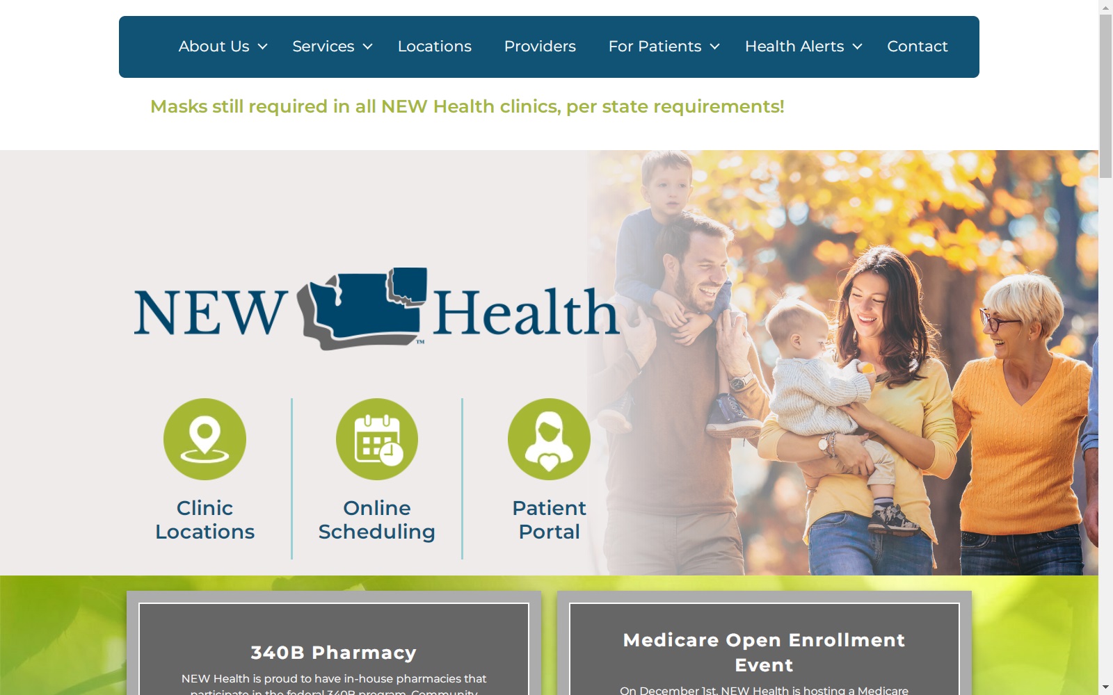 newhealth.org screenshot