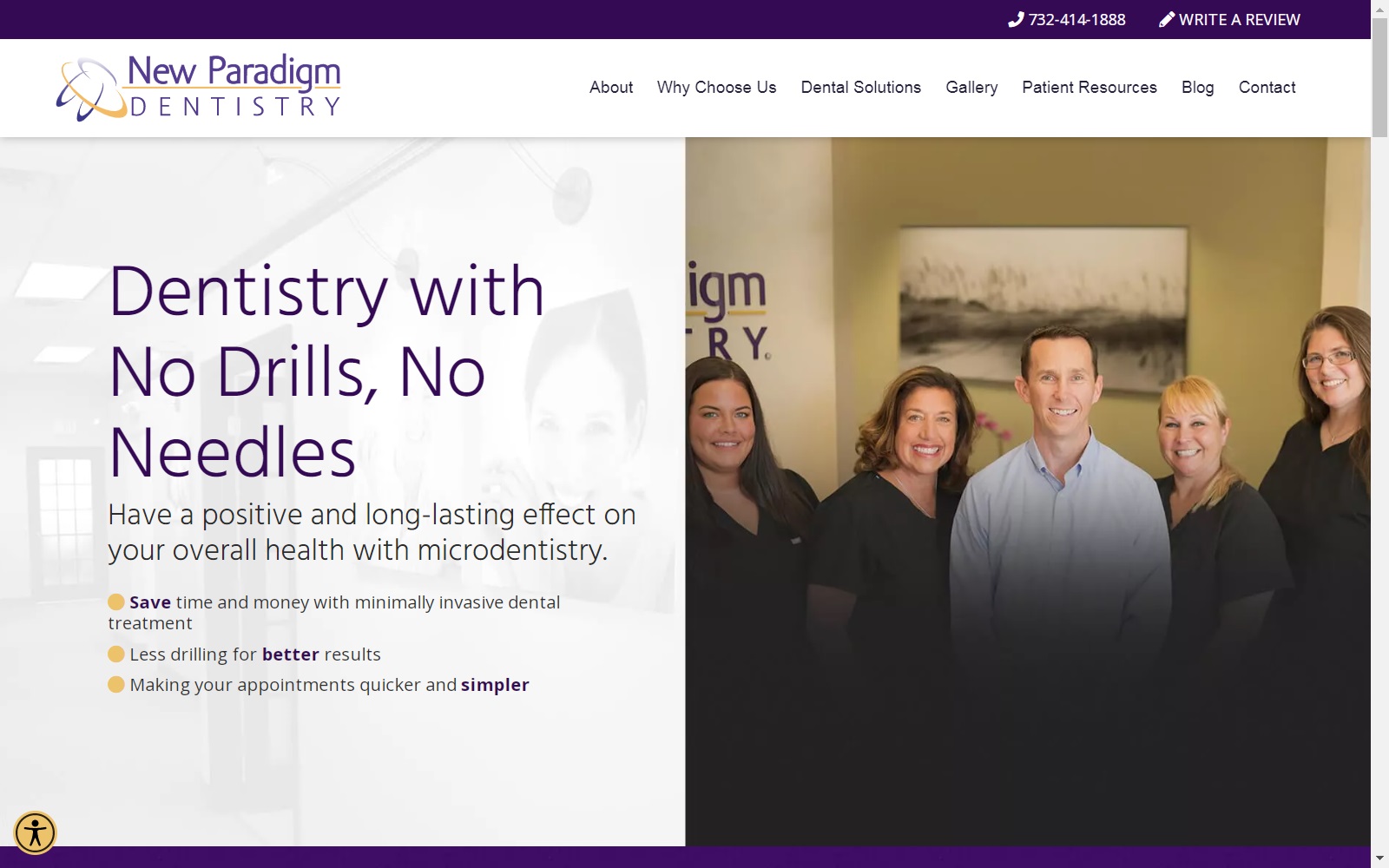 newparadigmdentistry.com screenshot