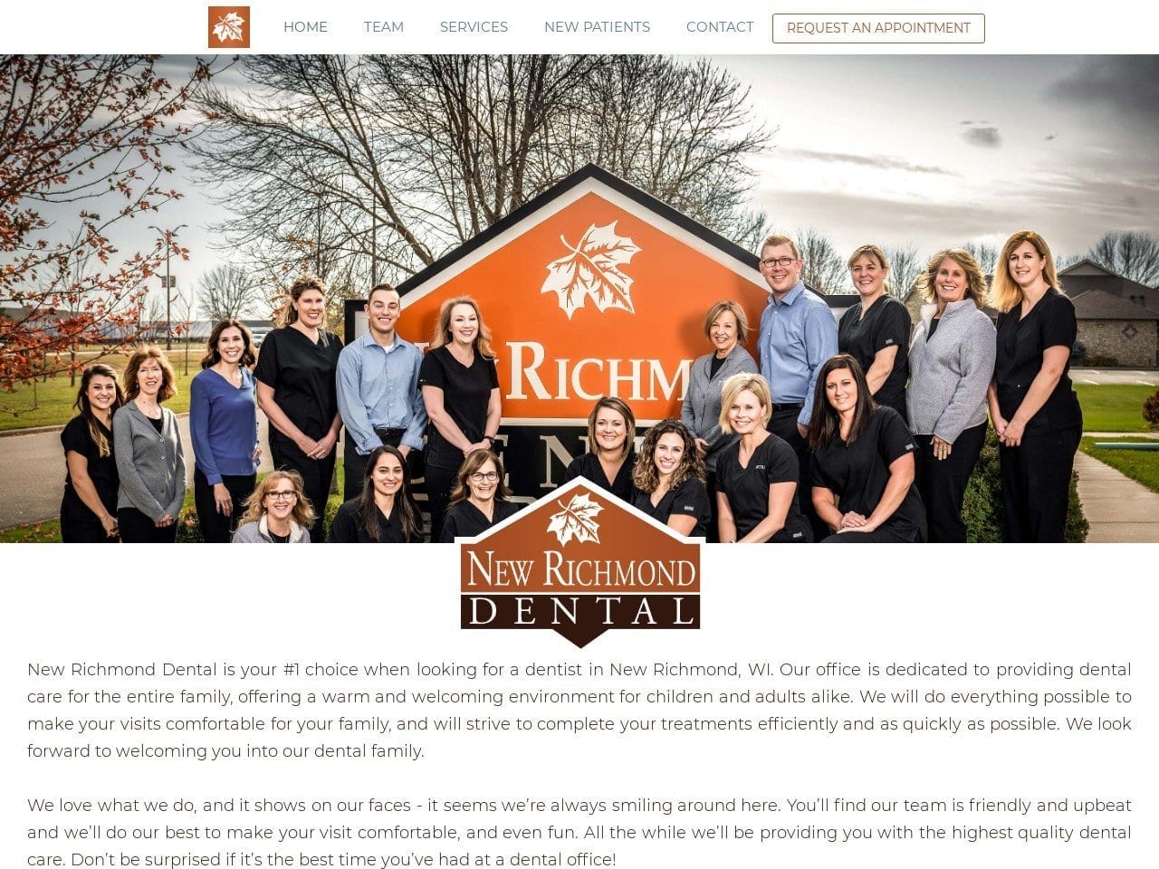 New Richmond Dental Tietz Ryan W DDS Website Screenshot from newrichmonddental.com