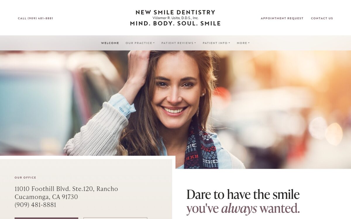 newsmiledentistry.com screenshot