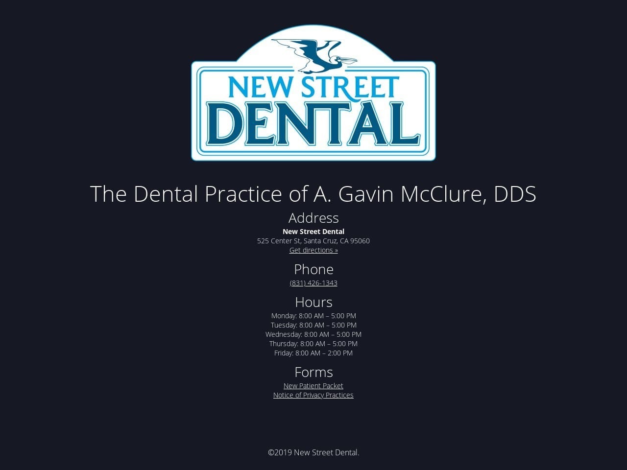 Newstreet Dental Santacruz Website Screenshot from newstreetdentalsantacruz.com