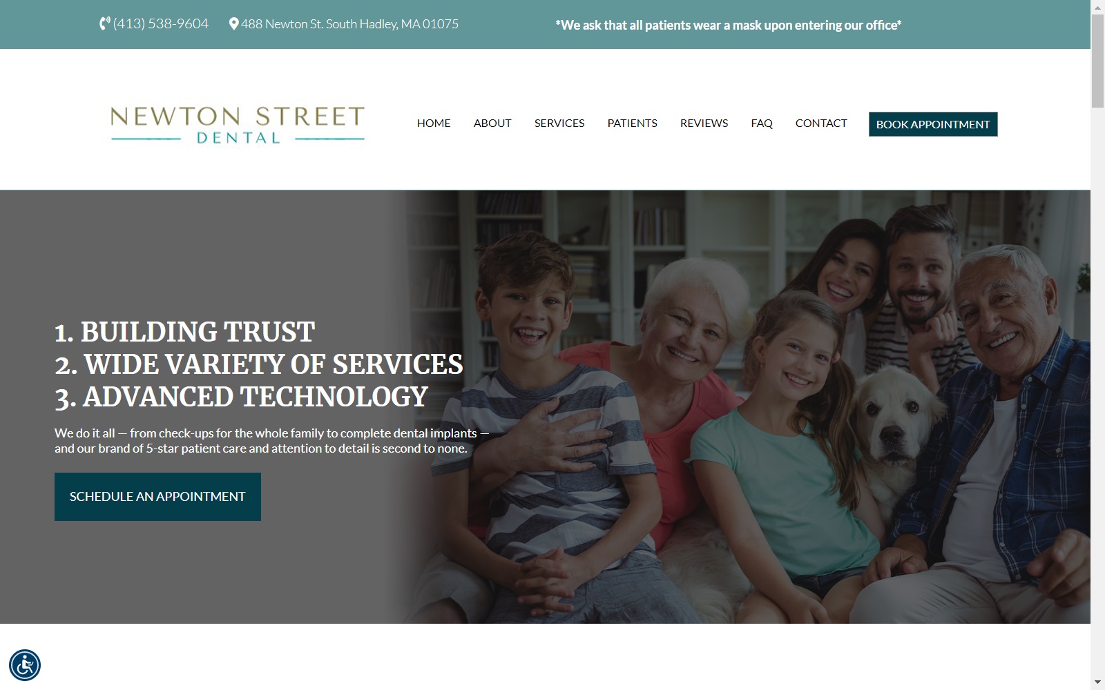 newtonstreetdental.com screenshot