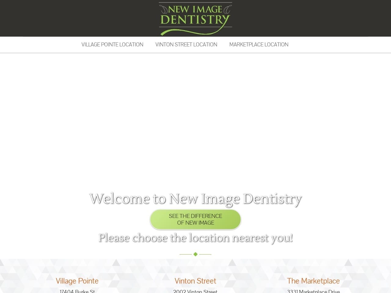 New Image Dentist Website Screenshot from nidentistry.com