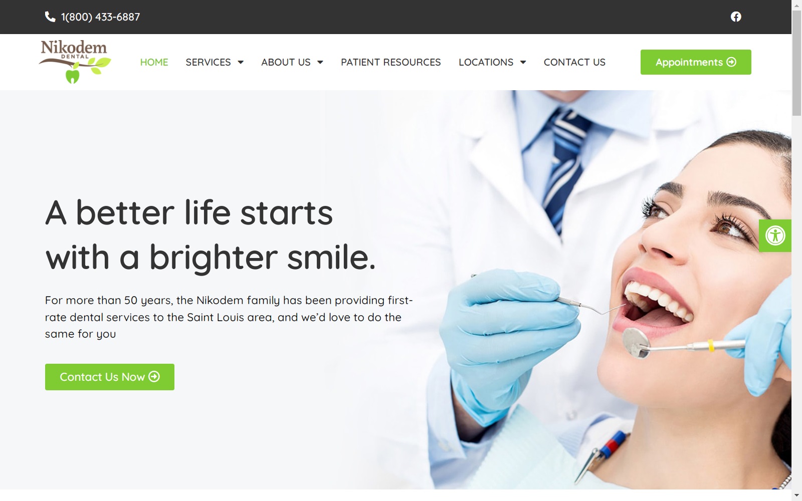 nikodemdental.com screenshot